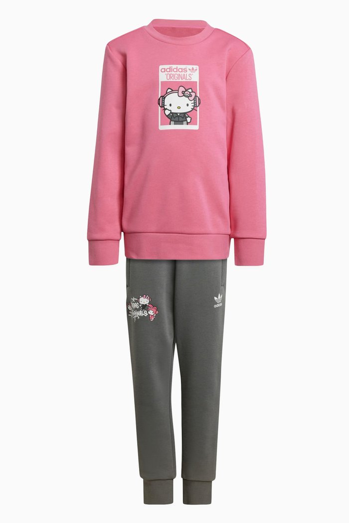

Adidas Originals X Hello Kitty Crew Set in Cotton-terry, Multicolour
