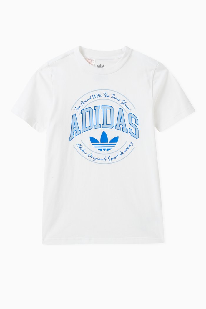 

VRCT Logo-print T-shirt in Cotton-jersey, White