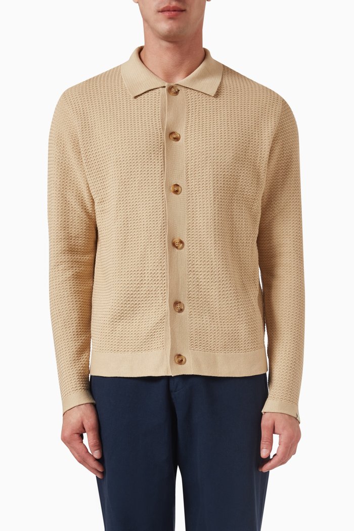

Boat Cardigan in Knit, Neutral