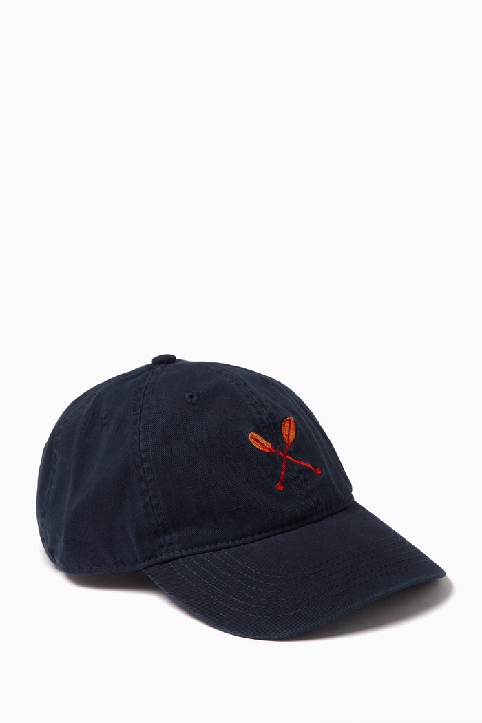 

Paddle Baseball Cap in Organic-cotton, Blue