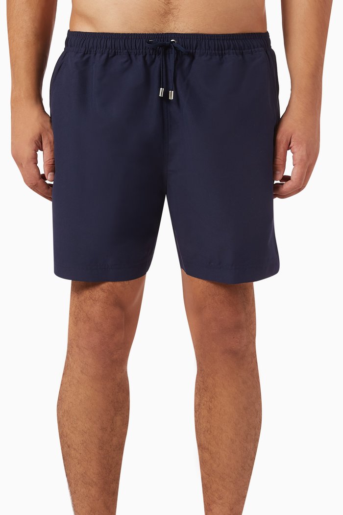 

Drawstring Swim Shorts in Seaqual™, Blue