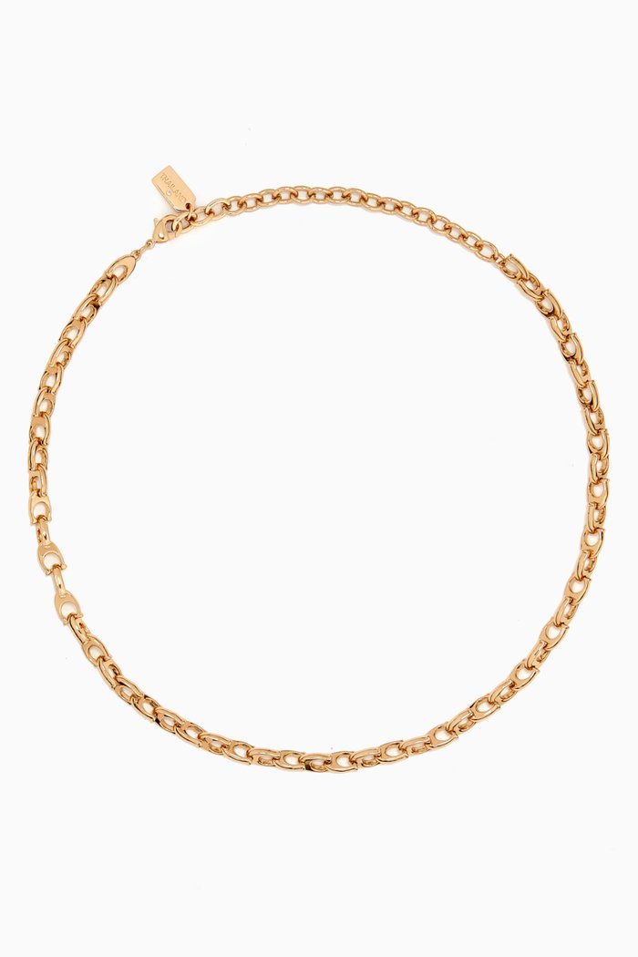 

Signature C-chain Choker in Gold-plated Brass