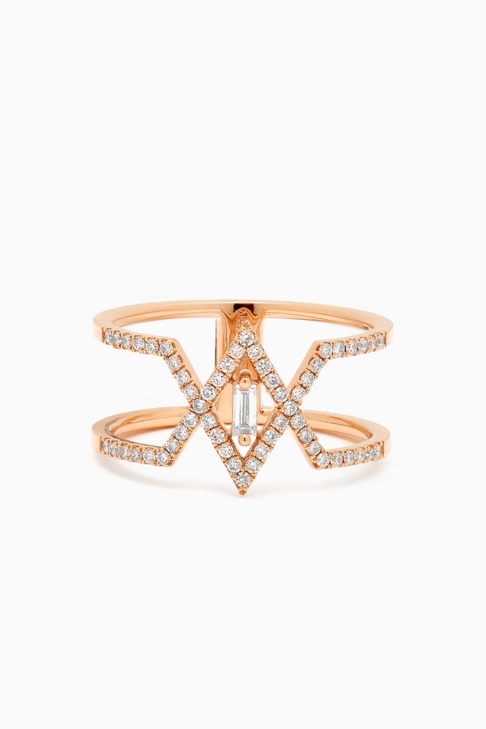 

Delicatesse Diamond Ring in 18kt Rose Gold