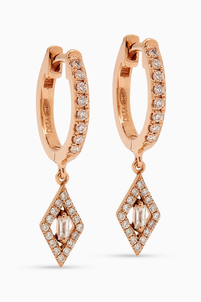 

Delicatesse Diamond Earrings in 18kt Rose Gold