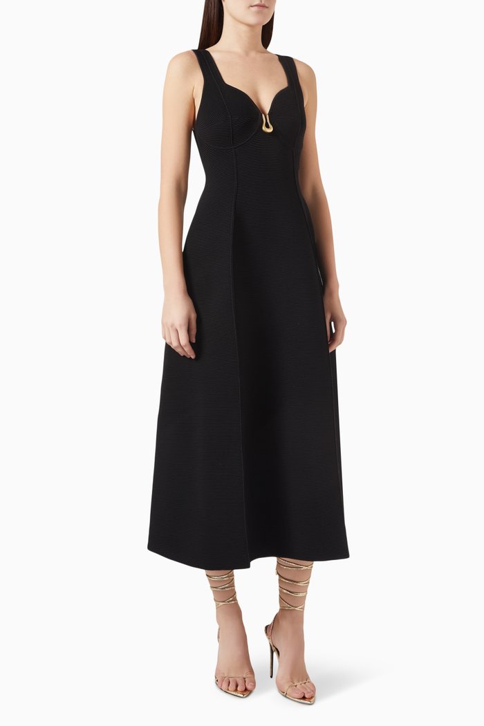 

Marisole Midi Dress, Black