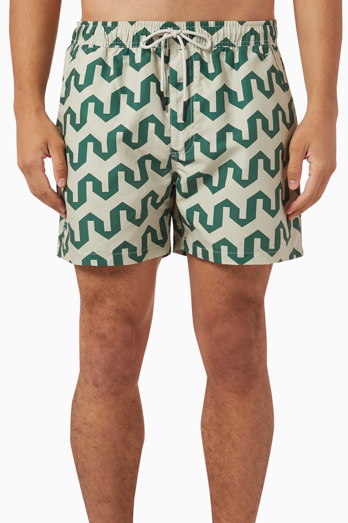 

Atlas Swim Shorts in Nylon, Green