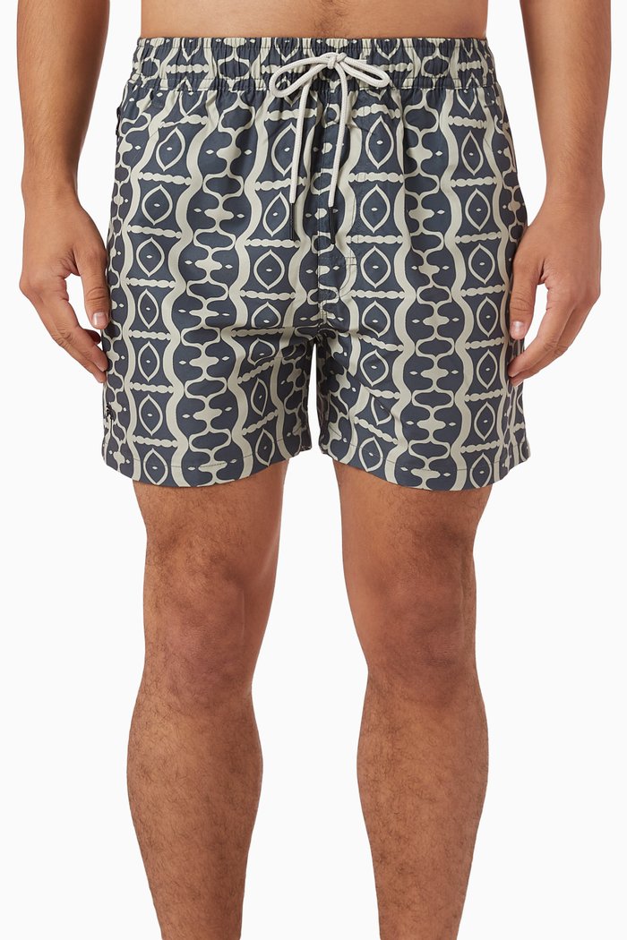 

Forge Hypnotise Swim Shorts in Nylon, Blue