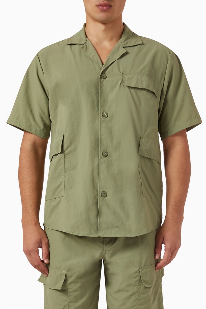 

Treck Shirt in Nylon, Green