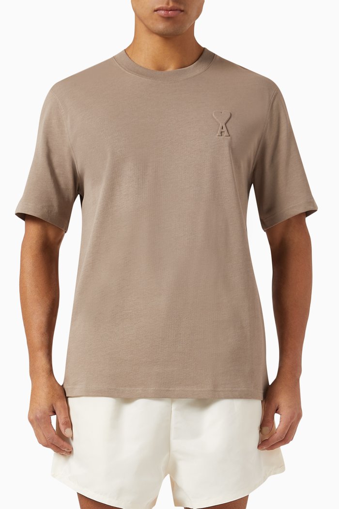 

Ami De Coeur T-shirt in Cotton-jersey, Brown
