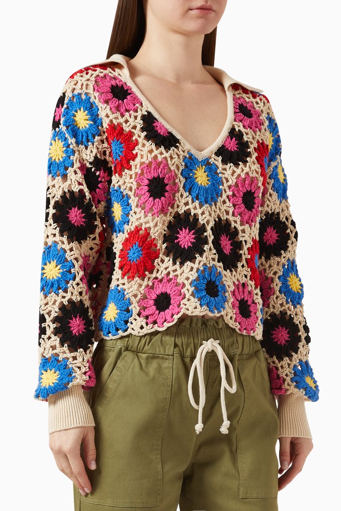 

Vera Sweater in Cotton-blend, Pink
