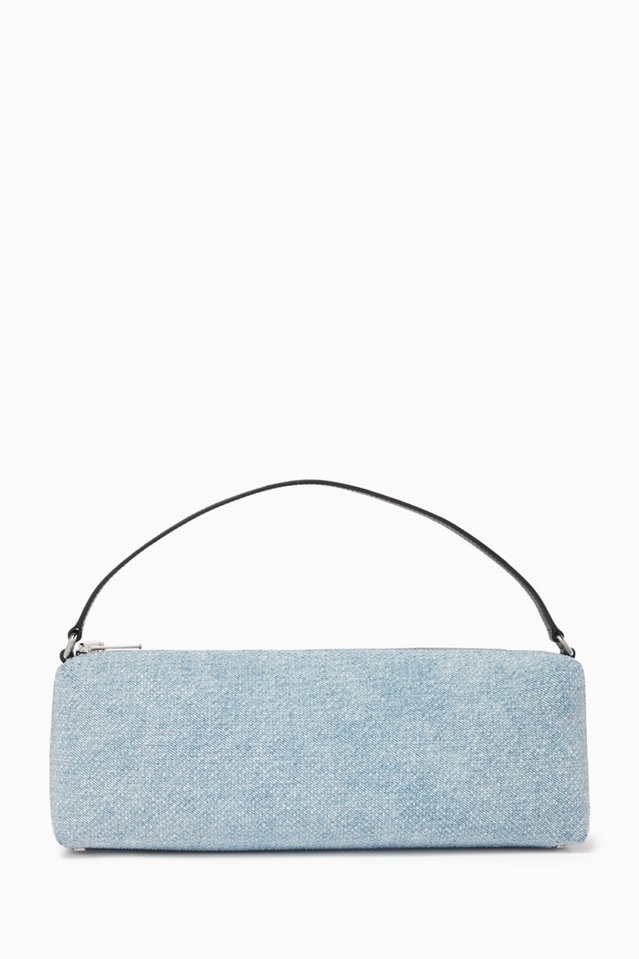 Heiress Flex Crystal-embellished Bag in Leather, Blue