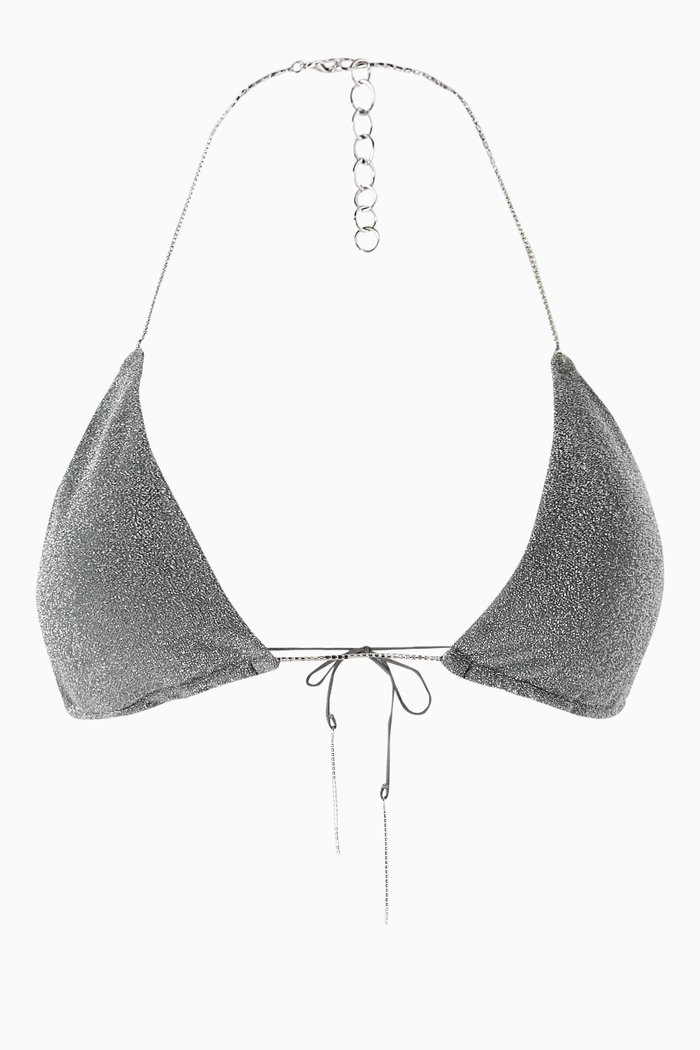 

The Triangle Top in Lycra, Silver