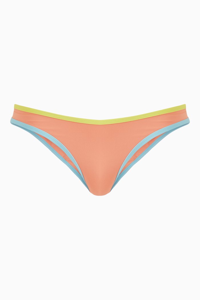 

The 90's Duo Bikini Briefs in Matte Lycra, Multicolour