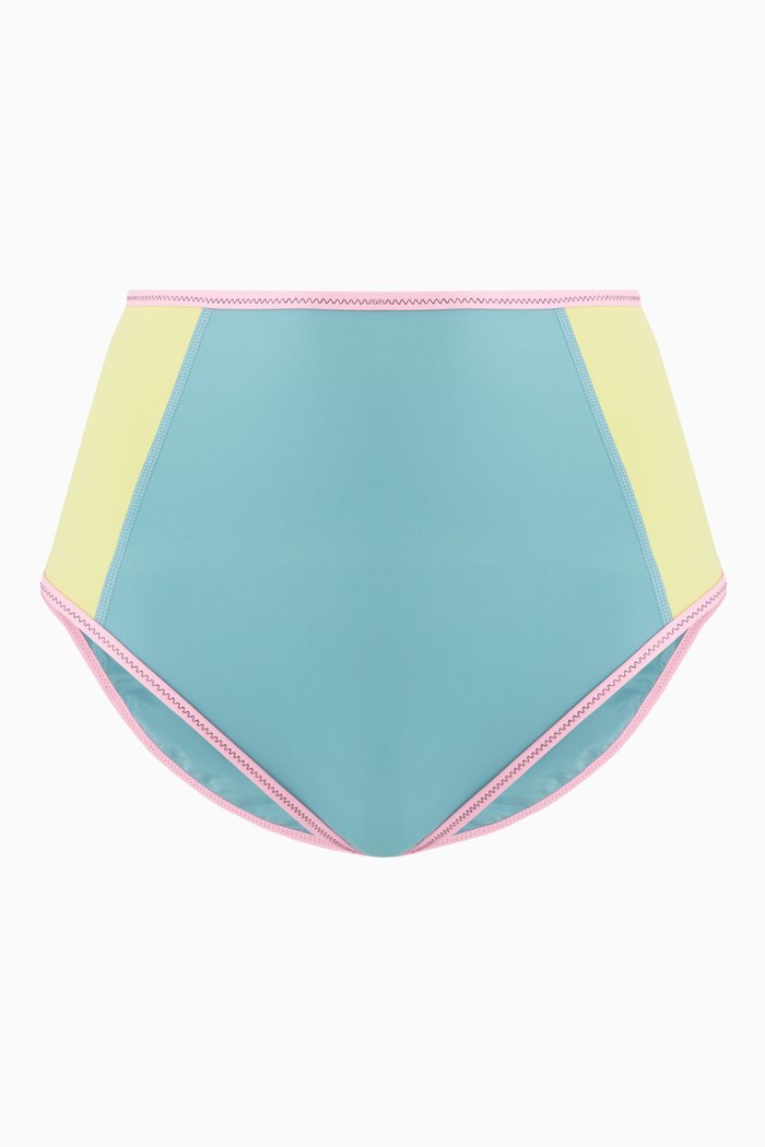

The Neo Waist Bikini Brief in Neoprene, Multicolour