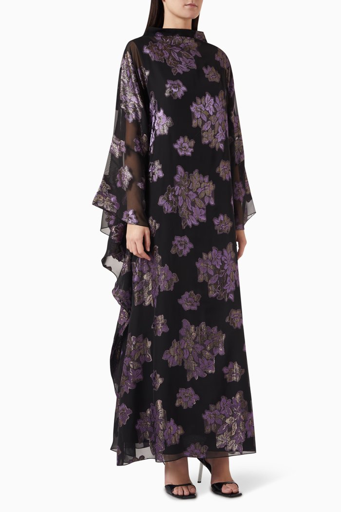 Turtleneck Kaftan & Dress Set, Multicolour