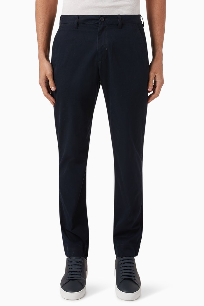 

Relaxed-fit Chino Pants in Cotton, Blue