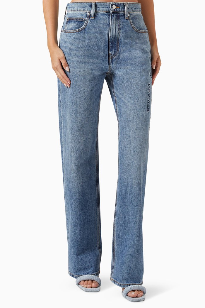 

EZ Mid-rise Jeans in Denim, Blue