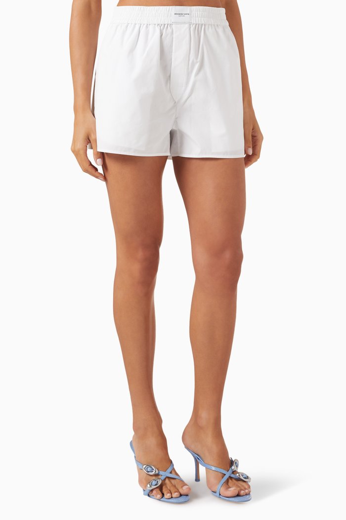 

Classic Boxer Shorts in Cotton, White