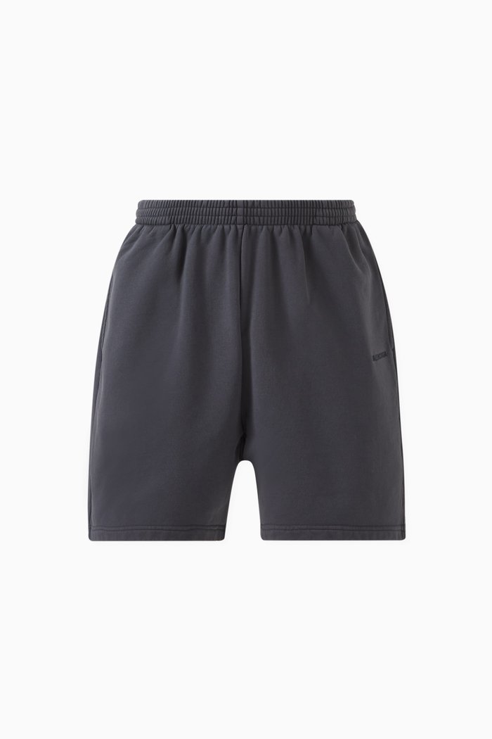 

Unisex Logo Sweatshorts in Fleece, Grey