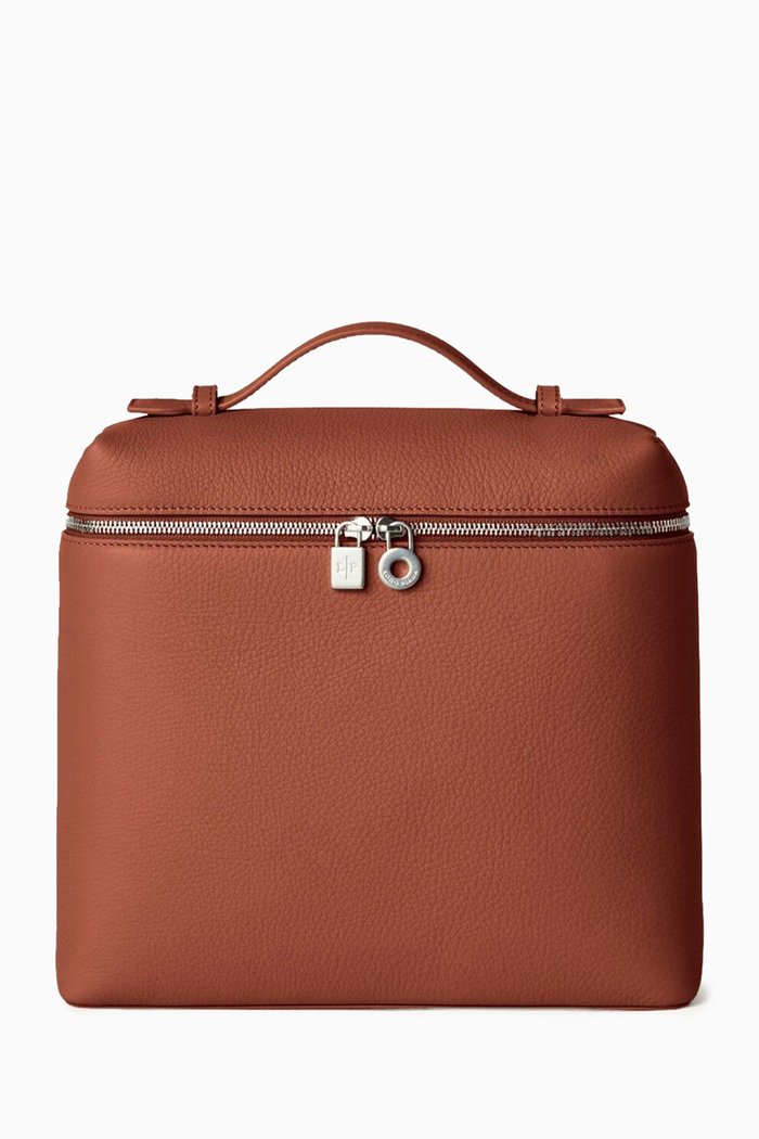 

Extra Pocket L23.5 Backpack in Calfskin Leather, Burgundy