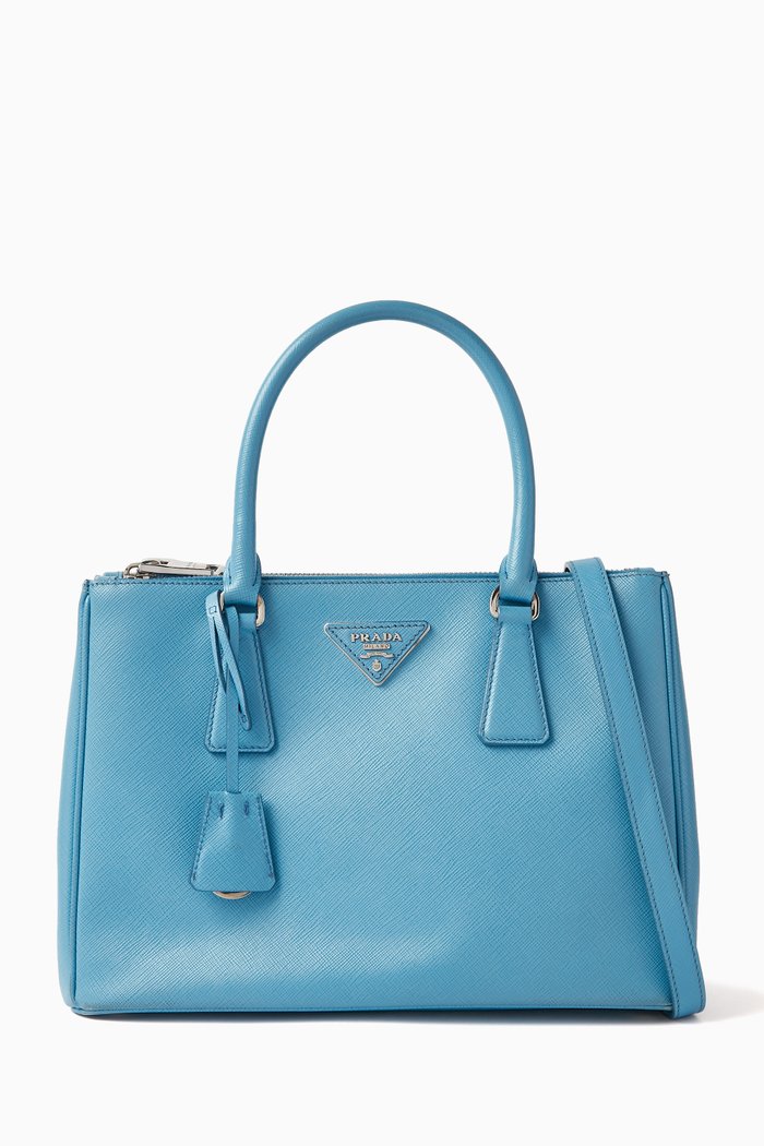 

Lux Galleria Tote Bag in Saffiano Leather, Blue