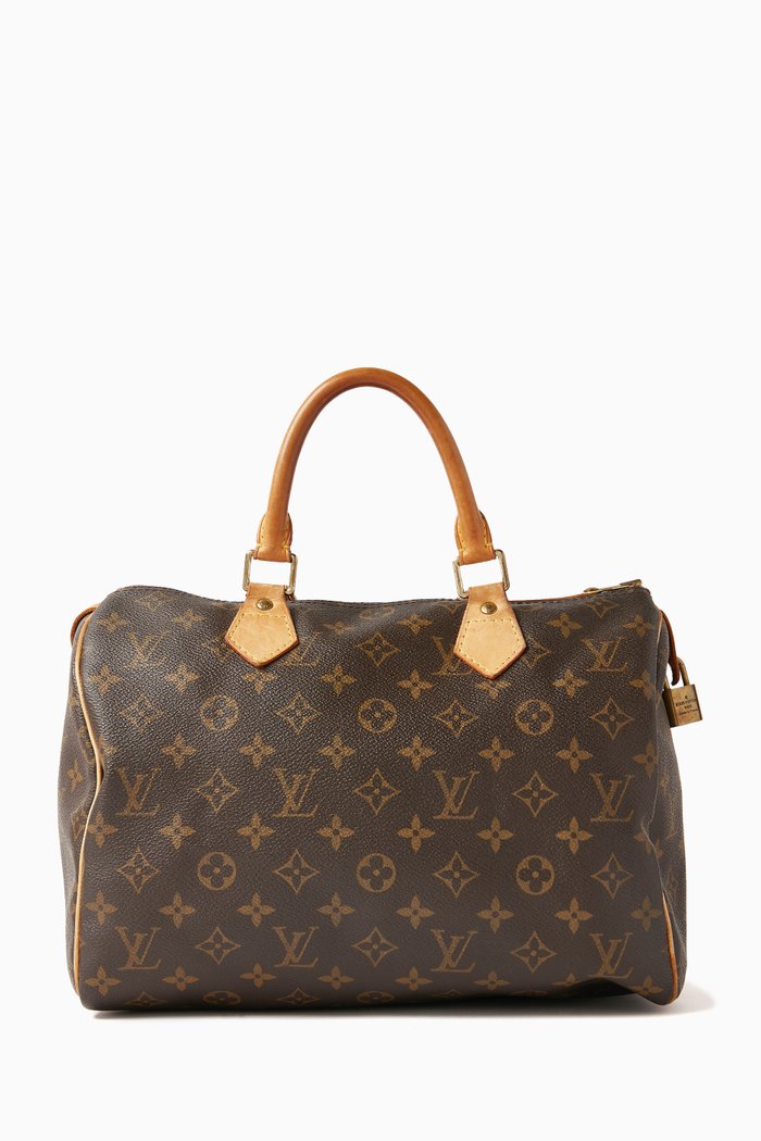 

Speedy Bandoulière 30 Bag in Monogram Canvas, Brown