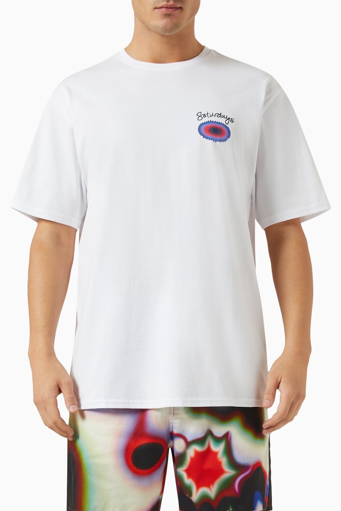 

x Shawna X Graphic Shirt in Cotton Jersey, White