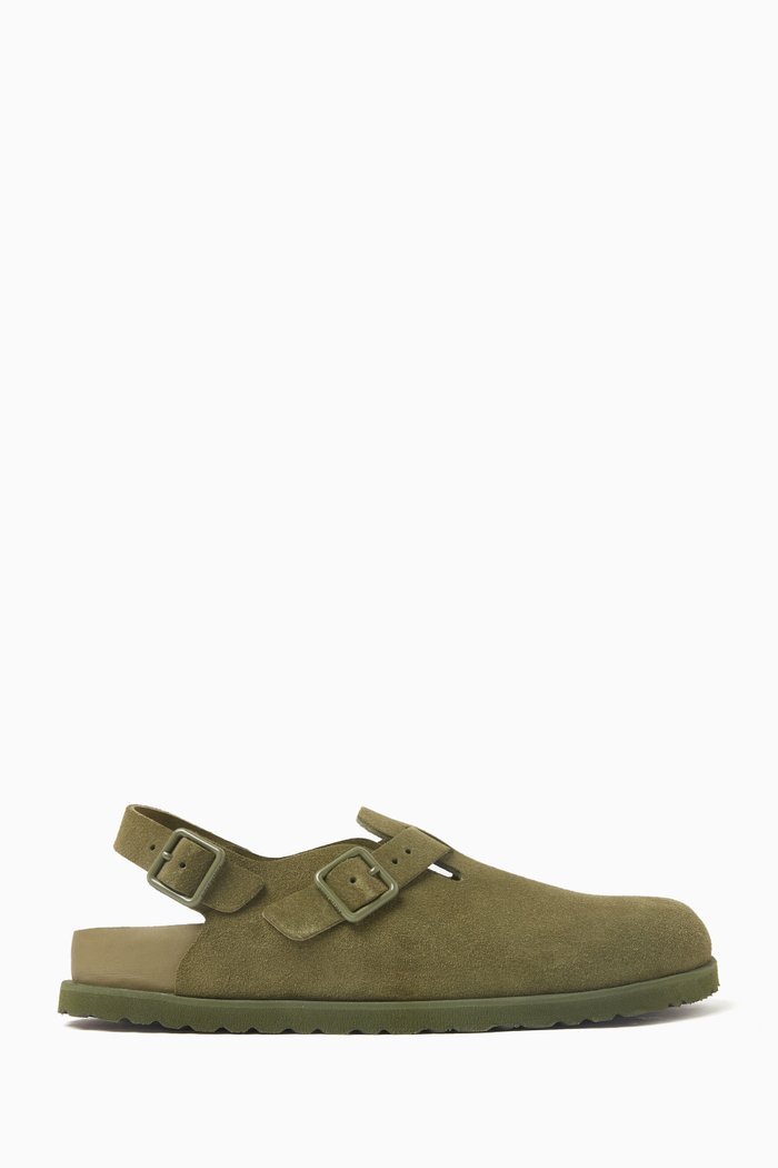 

1774 Tokio Cazador Sandals in Suede, Green