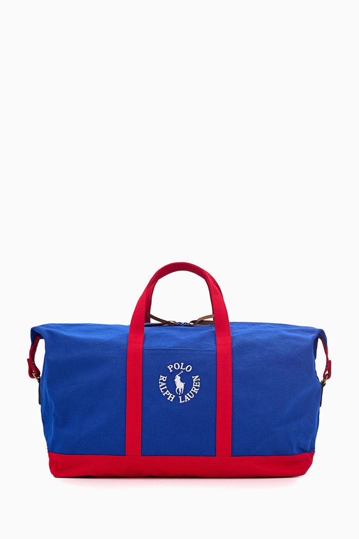 

Large Duffle Bag in Canvas, Blue