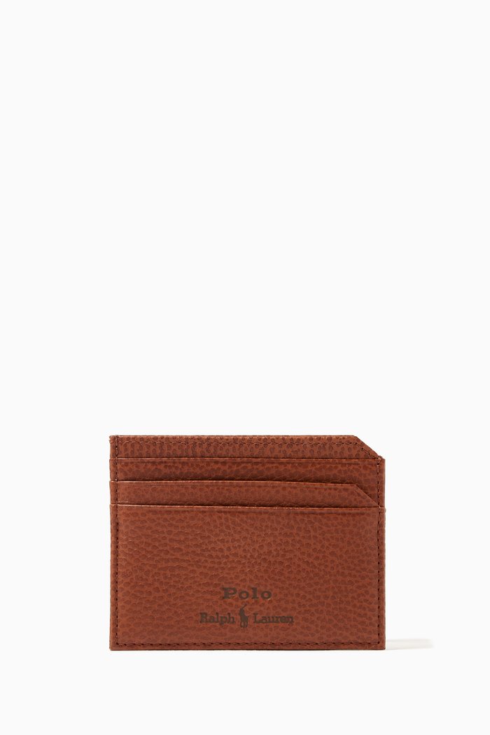 

Card Holder in Leather, Brown
