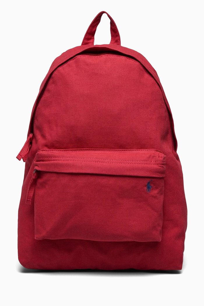 

Pony Backpack in Canvas, Red