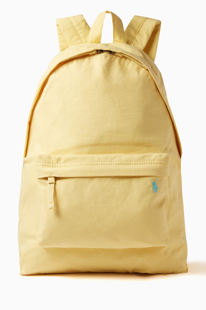 

Polo Pony Backpack in Cotton-canvas, Yellow