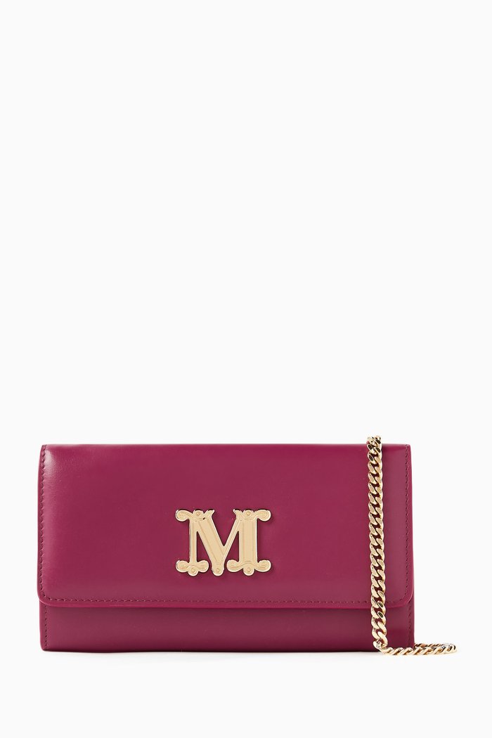 

Pallida Mini Handbag in Calf Leather, Purple