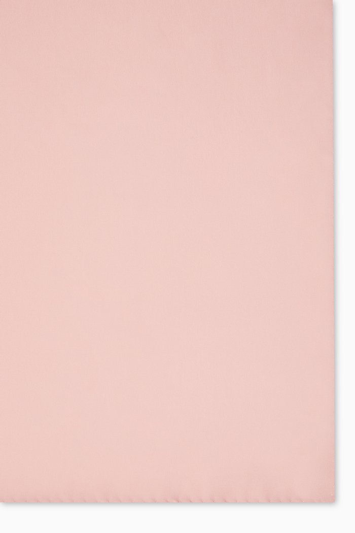 

Noli Oversized Stole in Silk Charmeuse, Pink