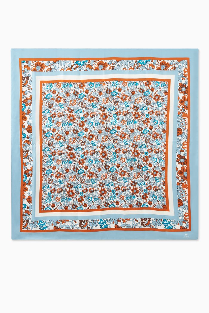 

Uberta Shawl in Silk Twill, Multicolour