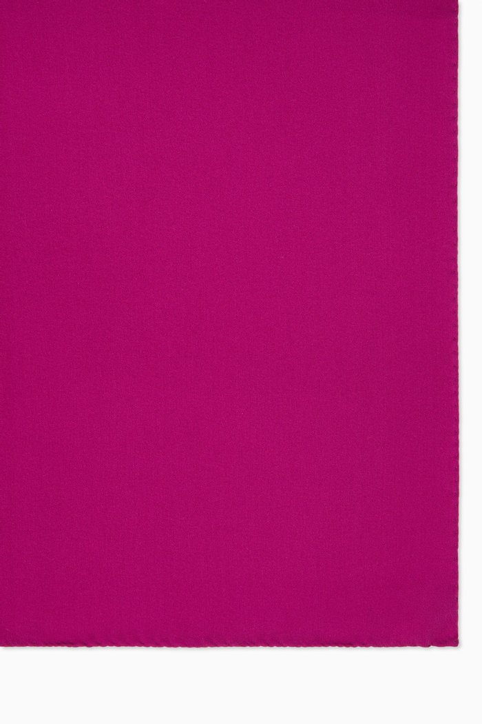 

Noli Oversized Stole in Silk Charmeuse, Purple