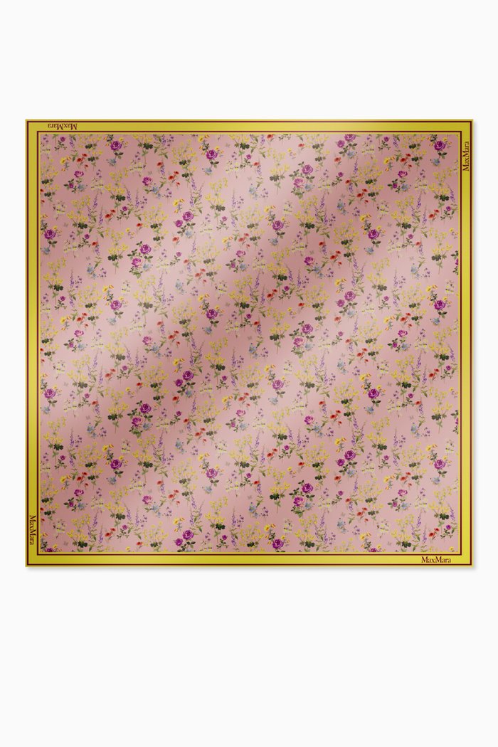 

Valdez Foulard in Silk Twill, Pink