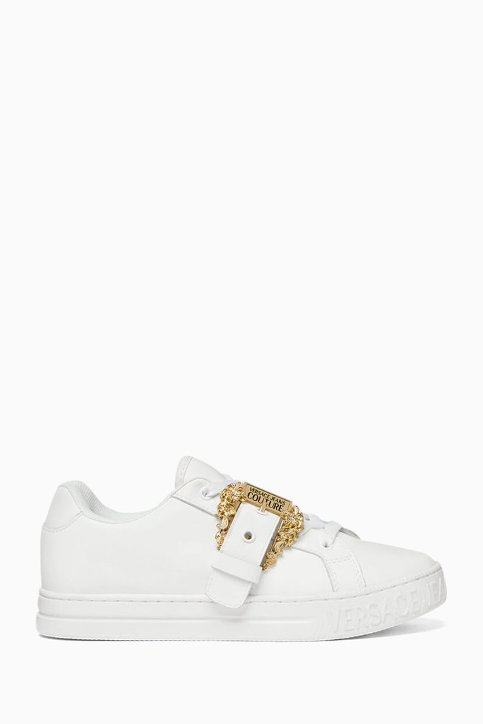 

Court 88 Low Top Sneakers in Leather, White