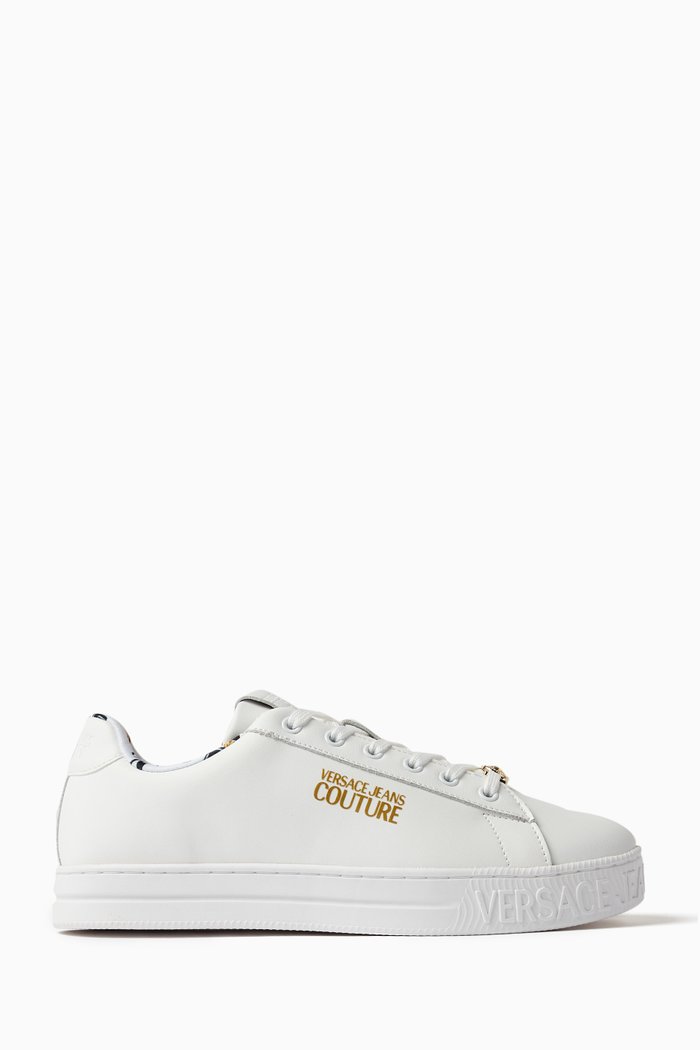 

Court 88 Low Top Sneakers in Leather, White