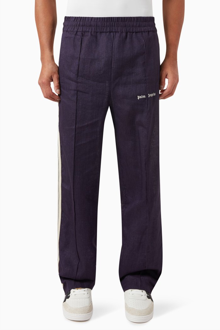 

Logo Track Pants in Linen, Blue