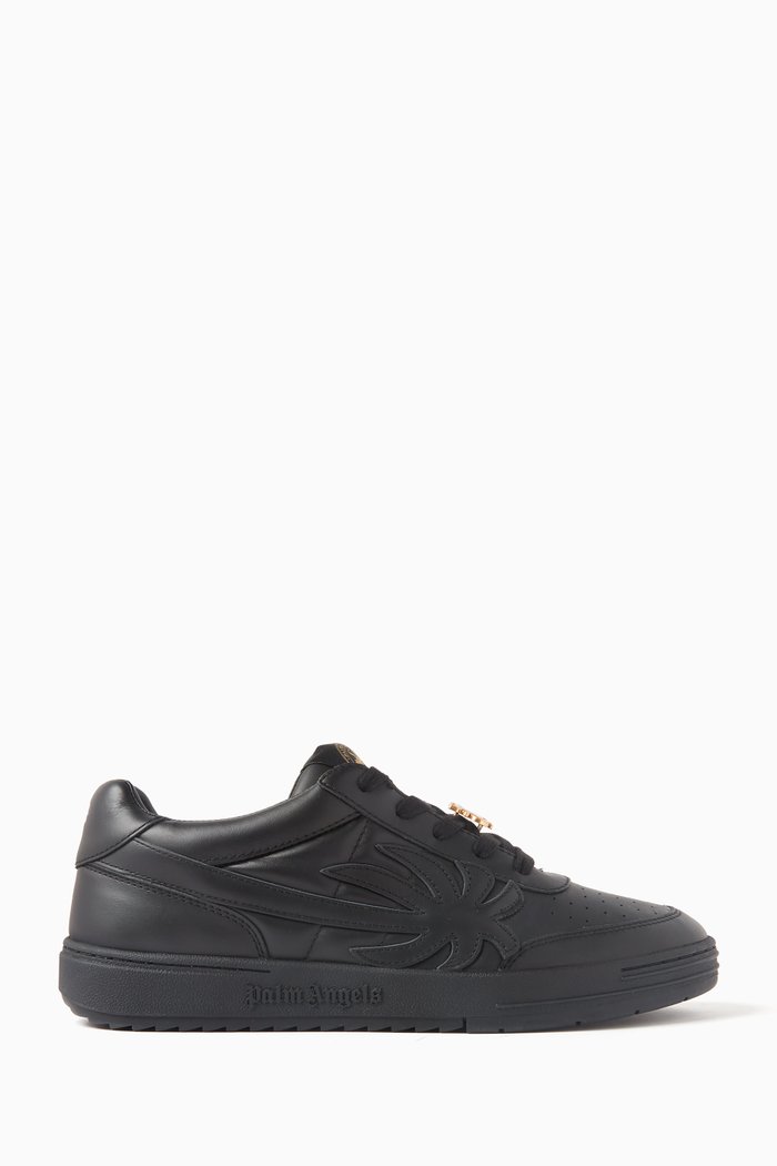 

Palm Beach University Sneakers in Leather, Black