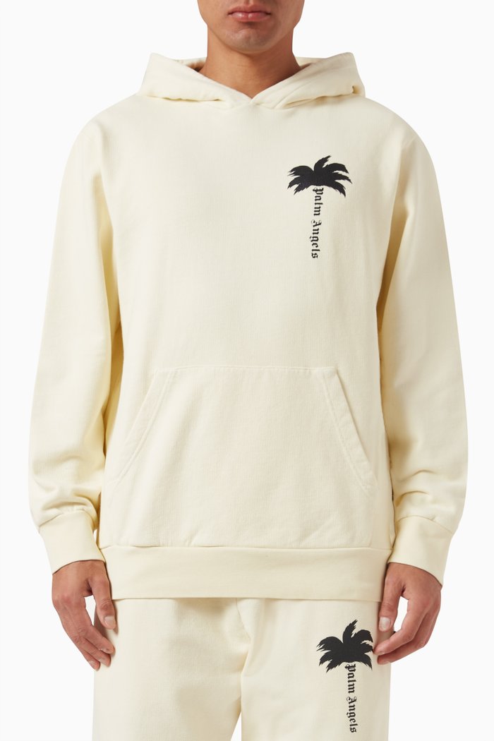 

The Palm Logo Hoodie in Cotton, Neutral