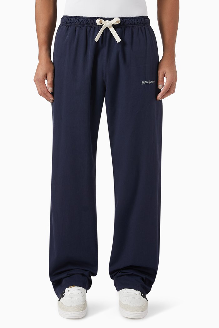 

Logo Travel Pants in Cotton-twill, Blue