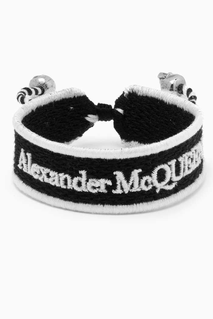 

Logo Skull Bracelet, Black