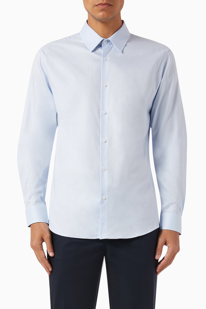 

Oxford Shirt in Cotton, Blue