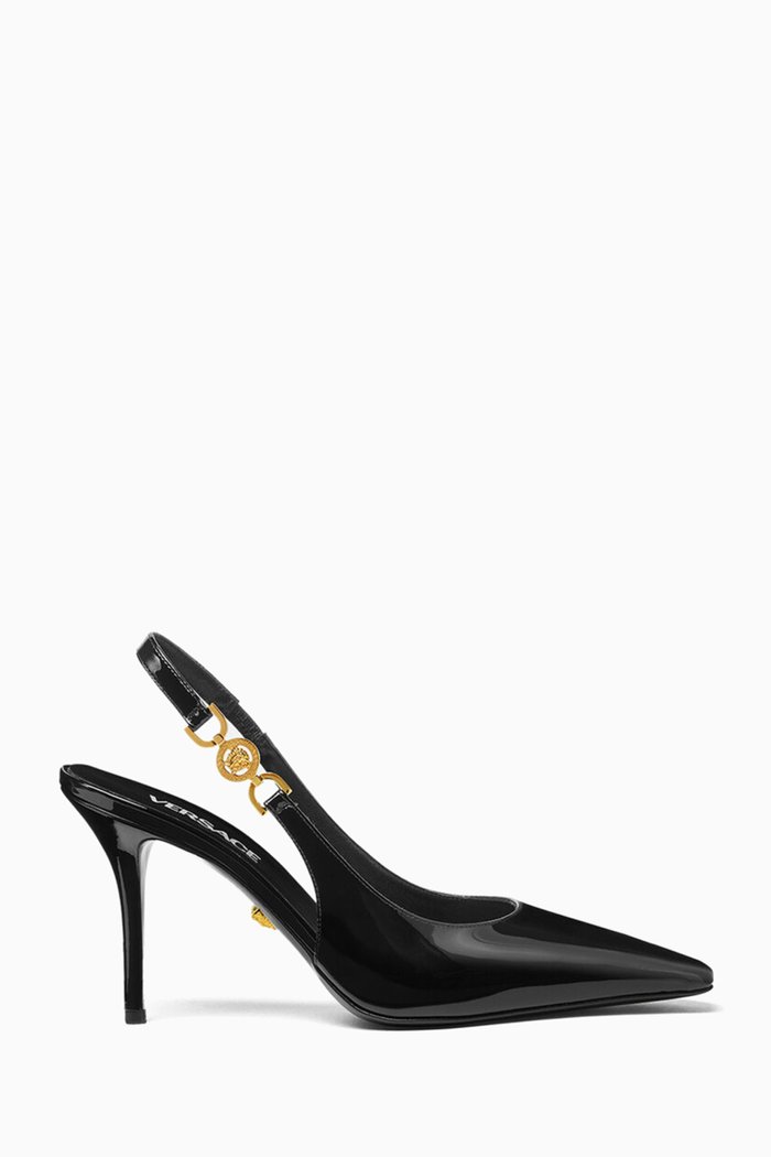 

Medusa '95 Slingback 85 Pumps in Patent Leather, Black