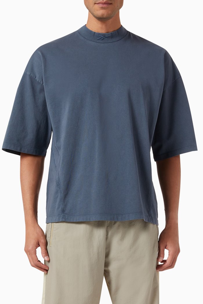 

Unisex Oversized T-shirt in Cotton, Blue
