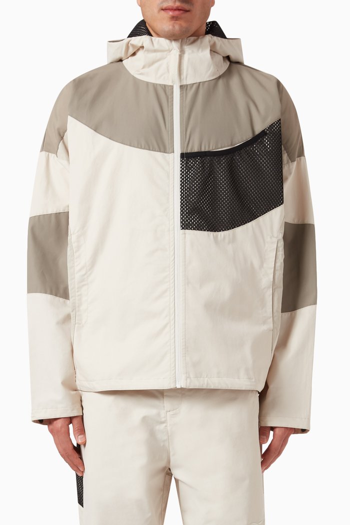 

Hooded Jacket in Nylon, White