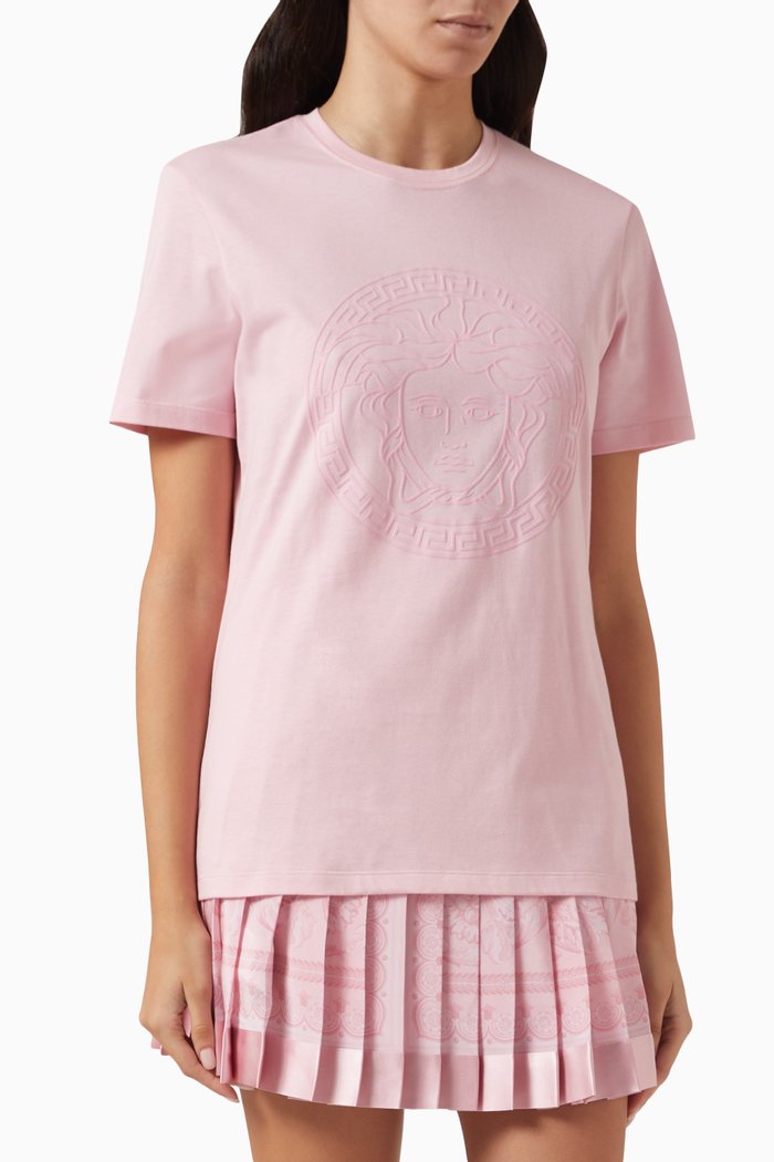 

Medusa T-shirt in Cotton, Pink