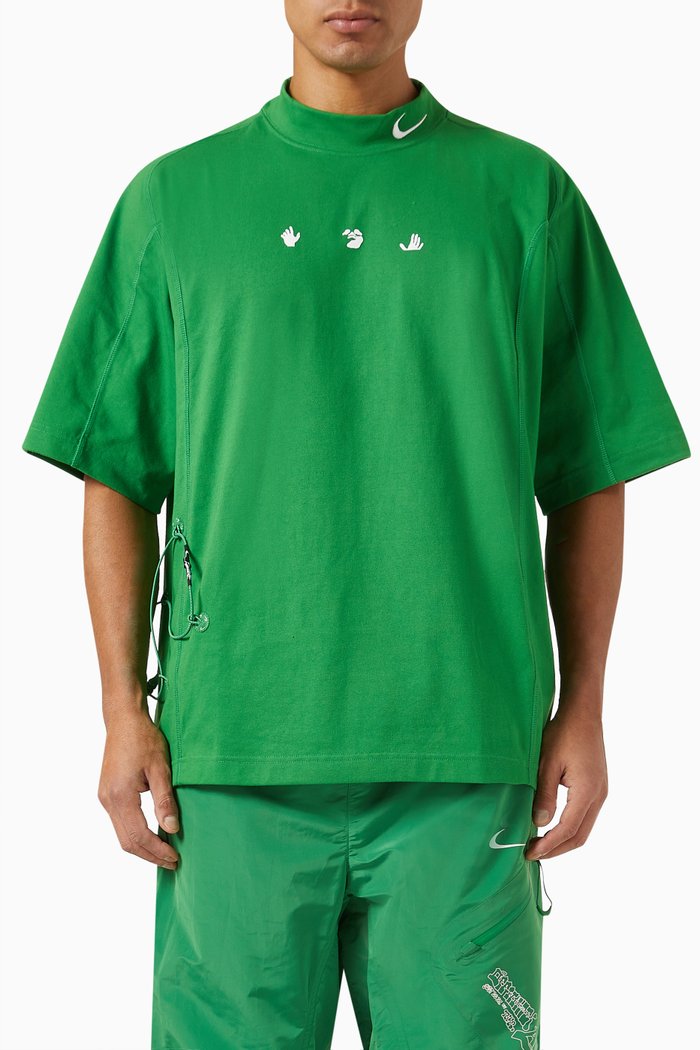 

x Off-White Bungee T-shirt in Cotton-blend, Green